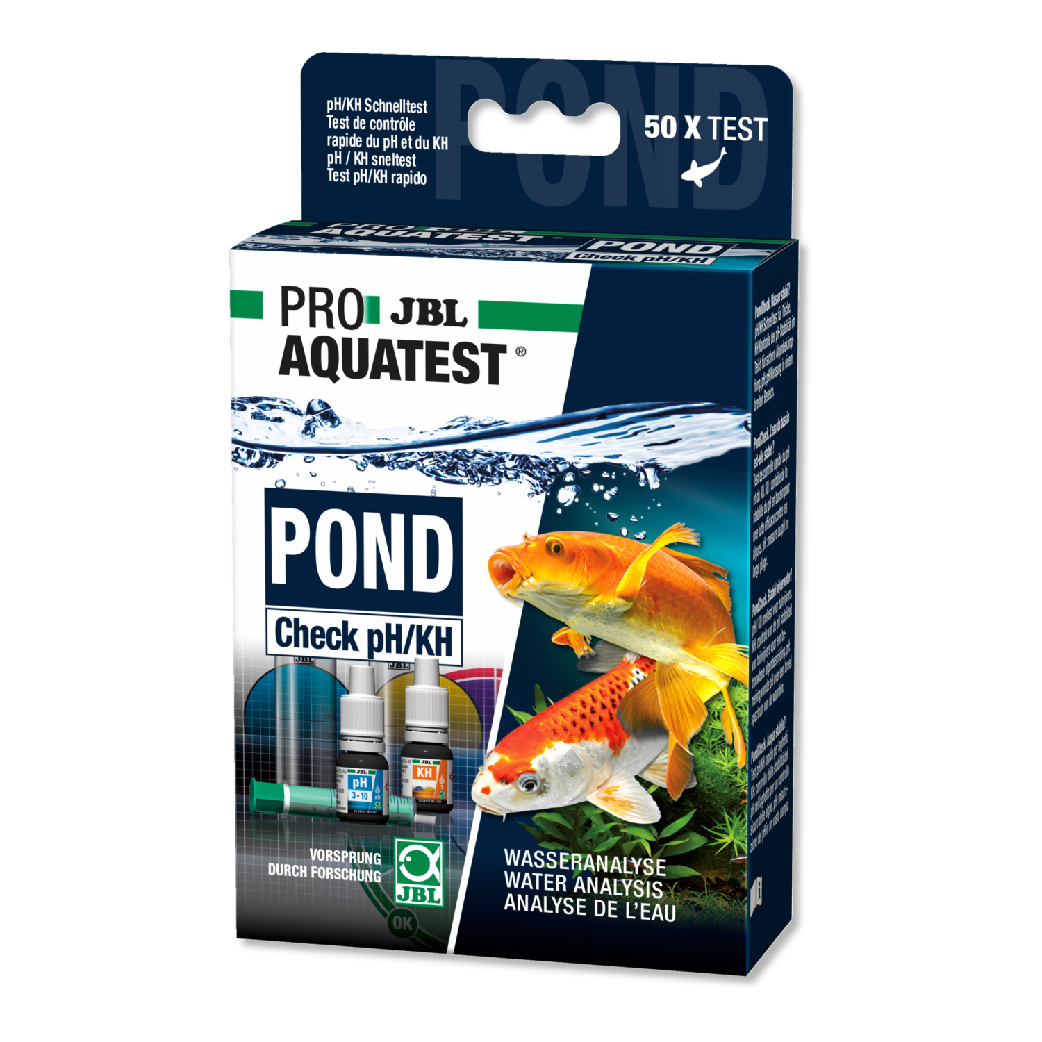 JBL Pro Aquatest PondCheck pH/KH tóvíz gyorsteszt