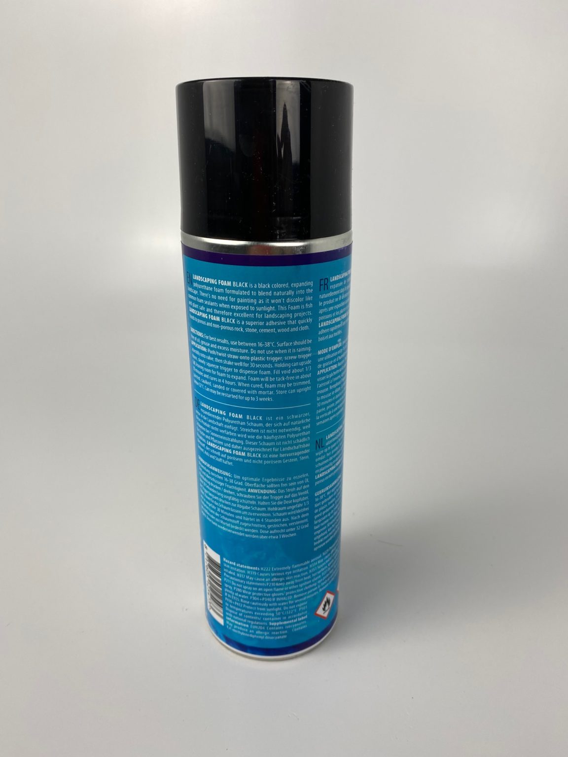 Kerti fekete ragasztó, tömítőhab Aqua Forte Landscaping Foam 500ml