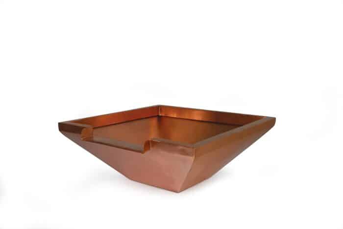 Réz tál, négyzet alakú Oase Copper Bowl Square 50