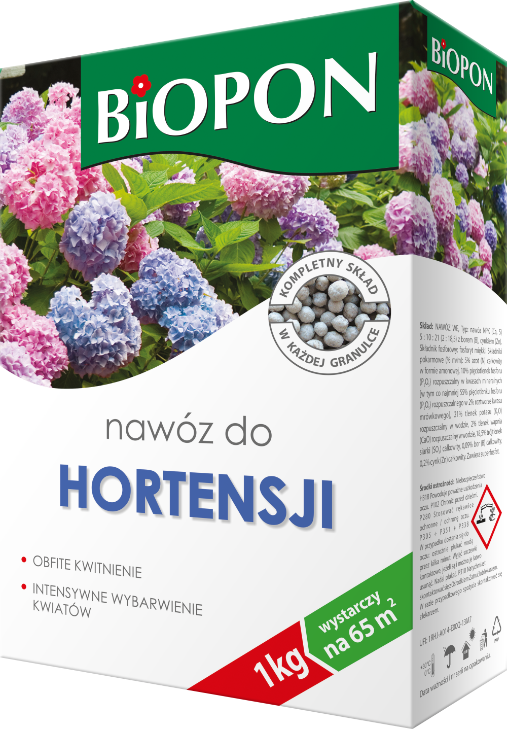 Növénytáp granulátum Biopon Hortenzia 1kg